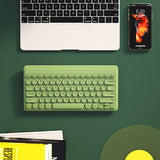 Bow Notebook Wireless Keyboard Mute USB Green 0 - Tophatter Daily Deals