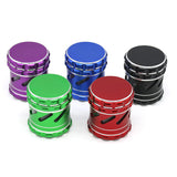 Aluminum Alloy Smoke Grinder 63MM4 Layer Cut-out Side Hole Open Window Metal Grinder 0 - Tophatter Daily Deals