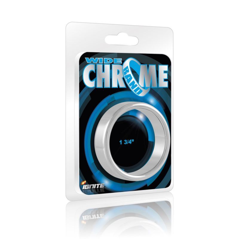 Wide Band Chrome Cock Ring – 44mm Diameter, 15mm Wide Band Cock Ring > Cock Ring > Metal - Tophatter Daily Deals