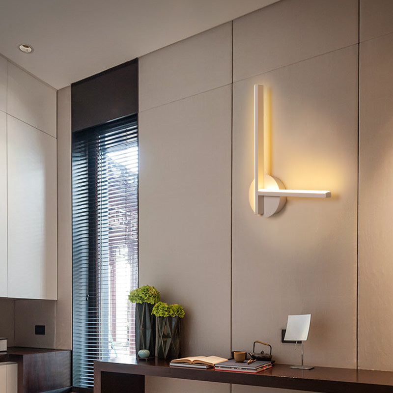 Bedside wall lamp Scandinavian modern simple creative light luxury living room bedroom stairs balcony aisle reading wall lamp 0 - Tophatter Daily Deals