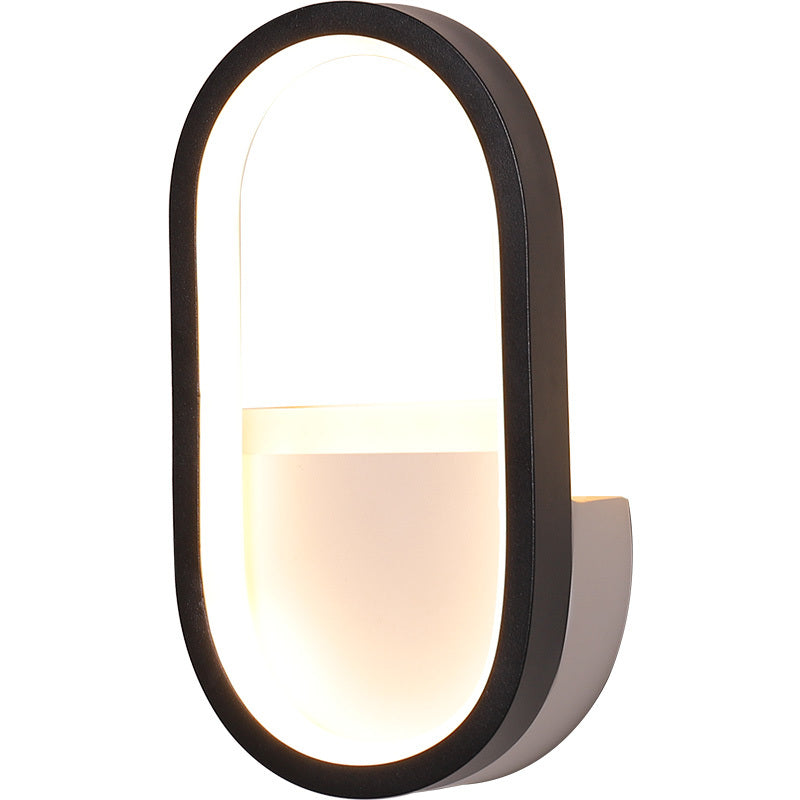 Bedside wall lamp Scandinavian modern simple creative light luxury living room bedroom stairs balcony aisle reading wall lamp 0 - Tophatter Daily Deals