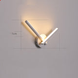 Bedside wall lamp Scandinavian modern simple creative light luxury living room bedroom stairs balcony aisle reading wall lamp A White 0 - Tophatter Daily Deals