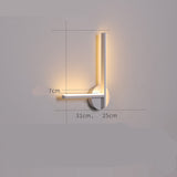 Bedside wall lamp Scandinavian modern simple creative light luxury living room bedroom stairs balcony aisle reading wall lamp B White 0 - Tophatter Daily Deals