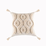 Bohemian Famous Style Tufted Pillow Cover Modern Minimalist Cushion Cover Geometric Tassel Pillow Cover Apricot7 45x45cm 0 - Tophatter Daily Deals