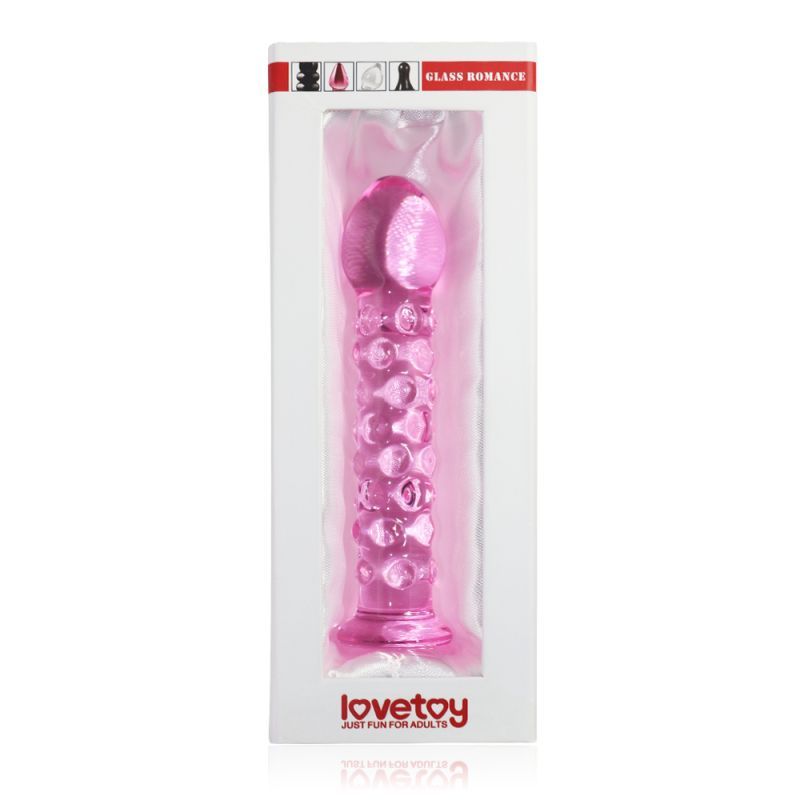 Glass Romance 2 Pink 7in Luxury Glass Dildo for Sensation > Glass > Dildos - Tophatter Daily Deals