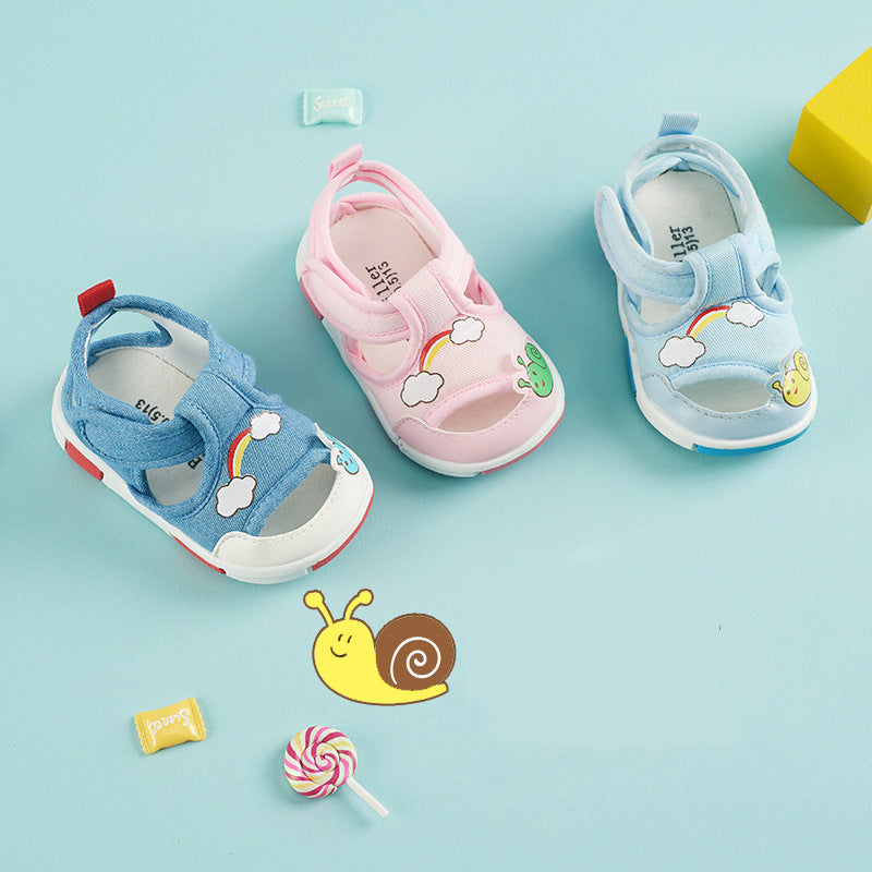 Bramille Baby Toddler Shoes Soft Sole Summer Baby Sandals Size 13-18 0 - Tophatter Daily Deals