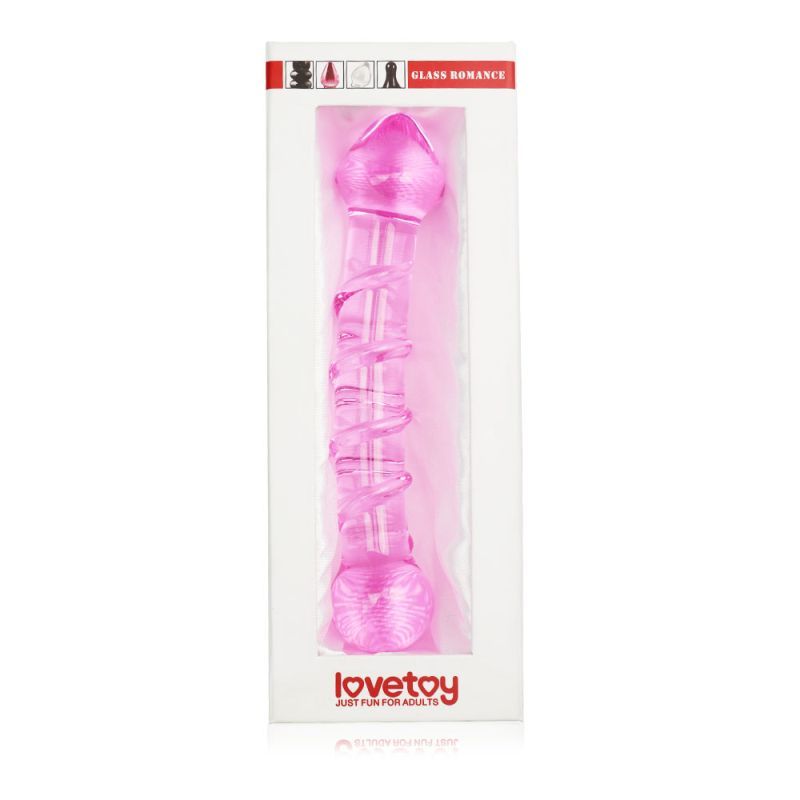 Glass Romance 5 Pink 7in Luxury Glass Dildo 7 Inches > Glass > Dildos - Tophatter Daily Deals