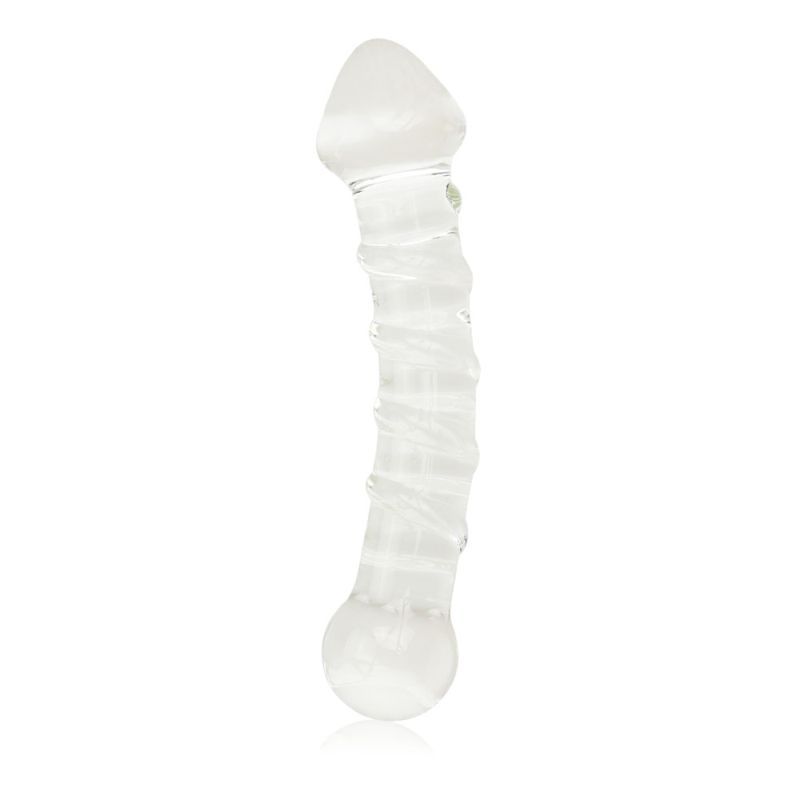 Glass Romance 5 Clear 7in Glass Dildo for Unique Sensation > Glass > Dildos - Tophatter Daily Deals