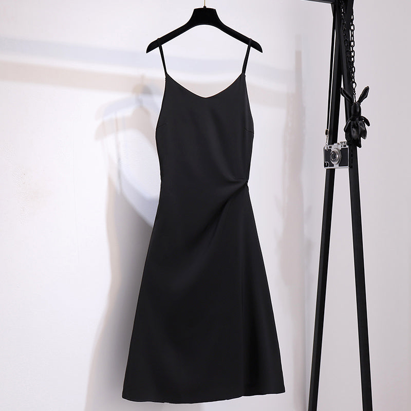 Avocado Green Suspender Dress Women''s Design in Summer Black 0 - Tophatter Daily Deals