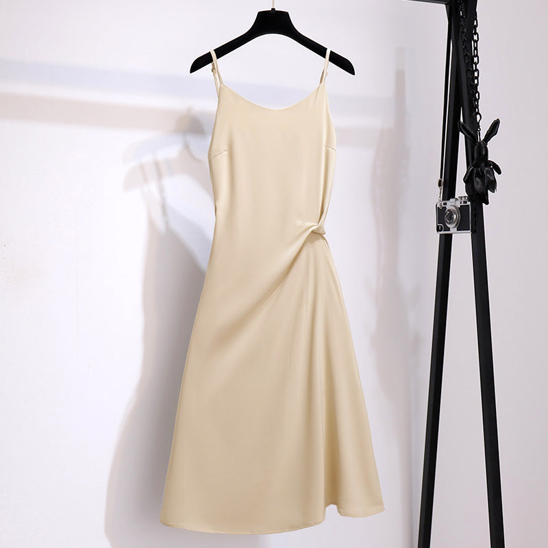 Avocado Green Suspender Dress Women''s Design in Summer Yellow 0 - Tophatter Daily Deals