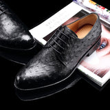 Autumn New Low-heel Business Shoes Black 0 - Tophatter Daily Deals