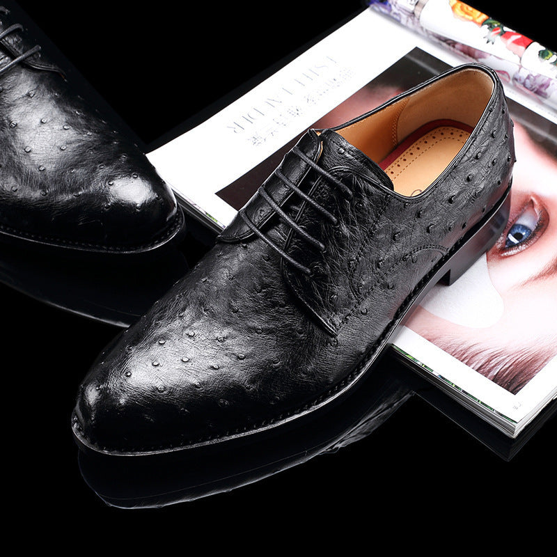 Autumn New Low-heel Business Shoes Black 0 - Tophatter Daily Deals