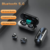 B5 Bluetooth Headset Binaural Digital Display Stereo Bluetooth Headset TWS5.0 Bluetooth Headset 239 Bluetooth Headset 0 - Tophatter Daily Deals