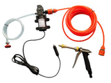 Bronze Gun Car Washing Device 12V Water Pump Red water pipe 0 - Tophatter Daily Deals