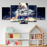 5 Board Wall Art Little Angel Firefly Lullaby Home Decoration Painting 0 - Tophatter Daily Deals