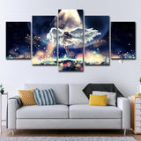 5 Board Wall Art Little Angel Firefly Lullaby Home Decoration Painting 0 - Tophatter Daily Deals