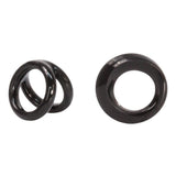 Double Loops Silicone Cock Rings in Black Cock Ring - Tophatter Daily Deals