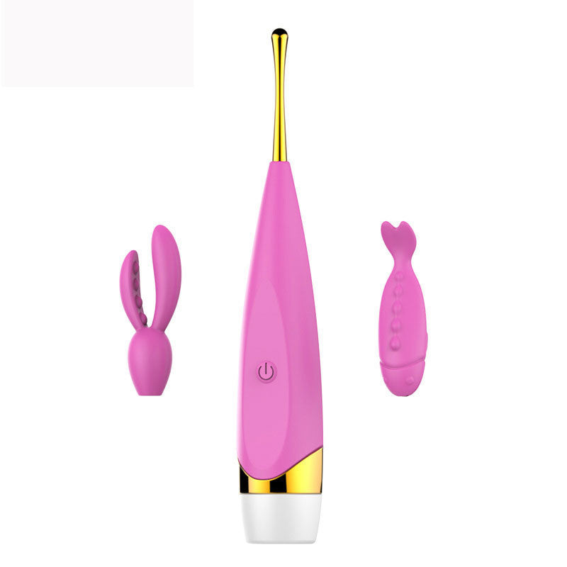 AdultFemaleSexy Rechargeable AvVibrator High Frequency Honey Bean G-Spot Clitoral Stimulator Pink USB 0 - Tophatter Daily Deals