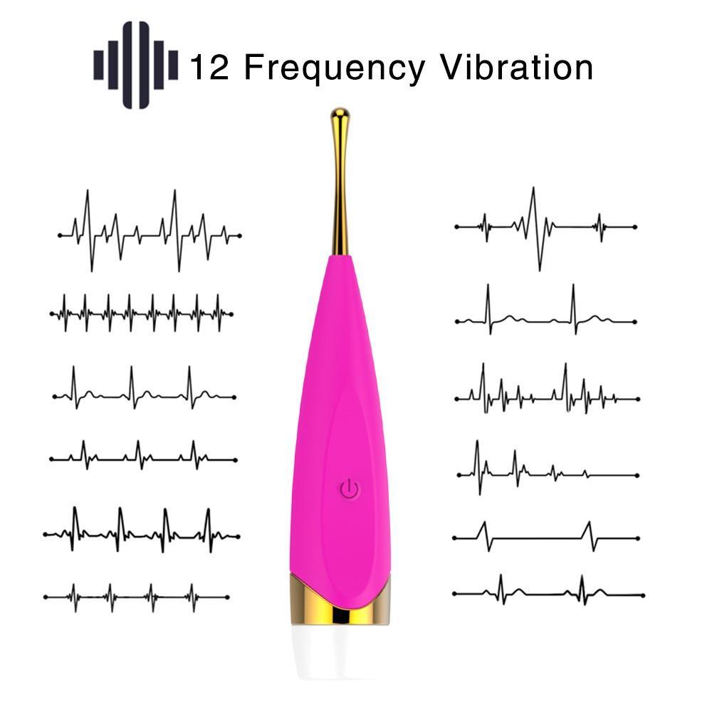 AdultFemaleSexy Rechargeable AvVibrator High Frequency Honey Bean G-Spot Clitoral Stimulator 0 - Tophatter Daily Deals