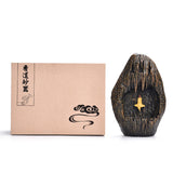 Backflow Incense Burner Creative Ornaments Flowing Smoke Incense Burner Dharma Lotus Pond Moonlight 0 - Tophatter Daily Deals