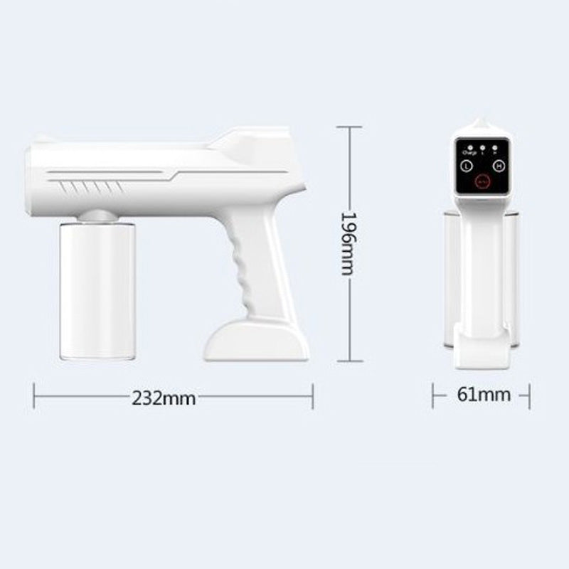 Anti-Epidemic Disinfection Electric Sprayer Lithium Battery Nano Blue Light Small Spray Gun Wireless Charging Atomizer 0 - Tophatter Daily Deals
