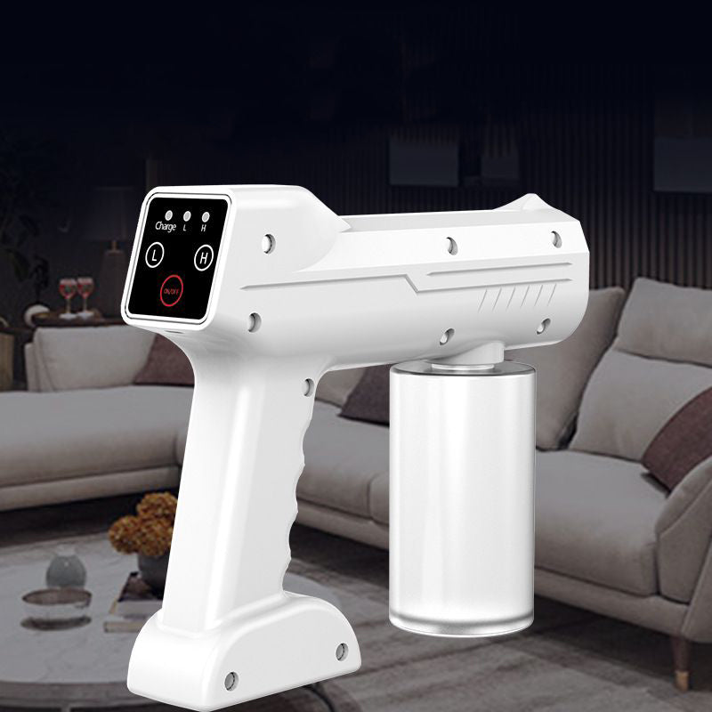 Anti-Epidemic Disinfection Electric Sprayer Lithium Battery Nano Blue Light Small Spray Gun Wireless Charging Atomizer 0 - Tophatter Daily Deals