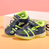 Boys And Girls Shoes Baotou Fashion Trend Comfortable Lights Casual Baby Shoes 0 - Tophatter Daily Deals