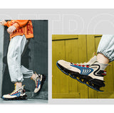 Breathable Fly Woven Mesh High-top Thick-soled Old Shoes Casual Sports Socks Running Shoes 0 - Tophatter Daily Deals