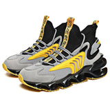 Breathable Fly Woven Mesh High-top Thick-soled Old Shoes Casual Sports Socks Running Shoes 0 - Tophatter Daily Deals