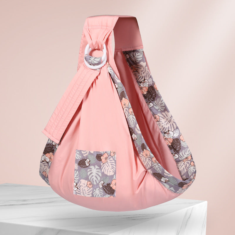 Baby Sling Carrying Baby Artifact Cross-border Amazon Hot Products Baby Nursing Towel Newborn Carrying Bag Pink 0 - Tophatter Daily Deals