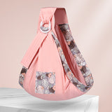 Baby Sling Carrying Baby Artifact Cross-border Amazon Hot Products Baby Nursing Towel Newborn Carrying Bag Pink 0 - Tophatter Daily Deals