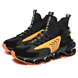 Breathable Fly Woven Mesh High-top Thick-soled Old Shoes Casual Sports Socks Running Shoes 0 - Tophatter Daily Deals
