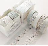 Basic Pattern Color Gift box Set With Salt Pocket Sticker 4 style 0 - Tophatter Daily Deals