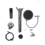 192KHz 24Bit High Sampling Rate Computer USB Microphone BM-800 Condenser Microphone Microphone set 0 - Tophatter Daily Deals