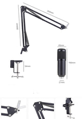 192KHz 24Bit High Sampling Rate Computer USB Microphone BM-800 Condenser Microphone 0 - Tophatter Daily Deals