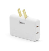 180 Degree Rotatable Ultra-Thin Wireless One-Turn Three Or Two Power Sockets National Standard Tv Plug Japan Converter White US 0 - Tophatter Daily Deals
