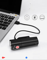 Bicycle Light Front Light Night Riding Rechargeable Glare Flashlight Mountain Road Bike Riding Equipment 0 - Tophatter Daily Deals