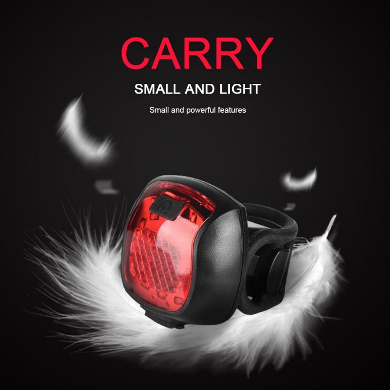 Bicycle Tail Llight USB Rechargeable Tail Light 0 - Tophatter Daily Deals