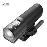 Bicycle Light Front Light Night Riding Rechargeable Glare Flashlight Mountain Road Bike Riding Equipment V6800 0 - Tophatter Daily Deals