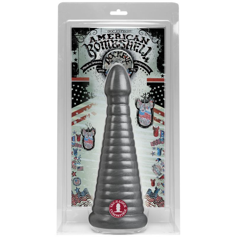 Rockeye 11 Inch Anal Dildo Gun Metal > Anal Range > Oversized Anal Toys - Tophatter Daily Deals