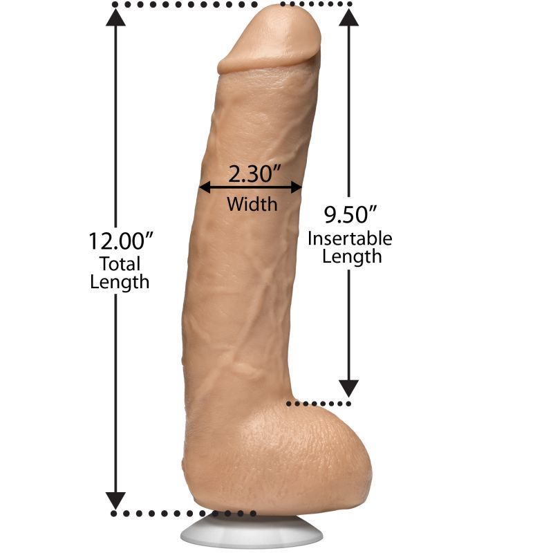 John Holmes Realistic Cock 9.5 Inch with Removable Vac-U-Lock Suction Cup – Dildo > Dildos > Performer Replica - Tophatter Daily Deals