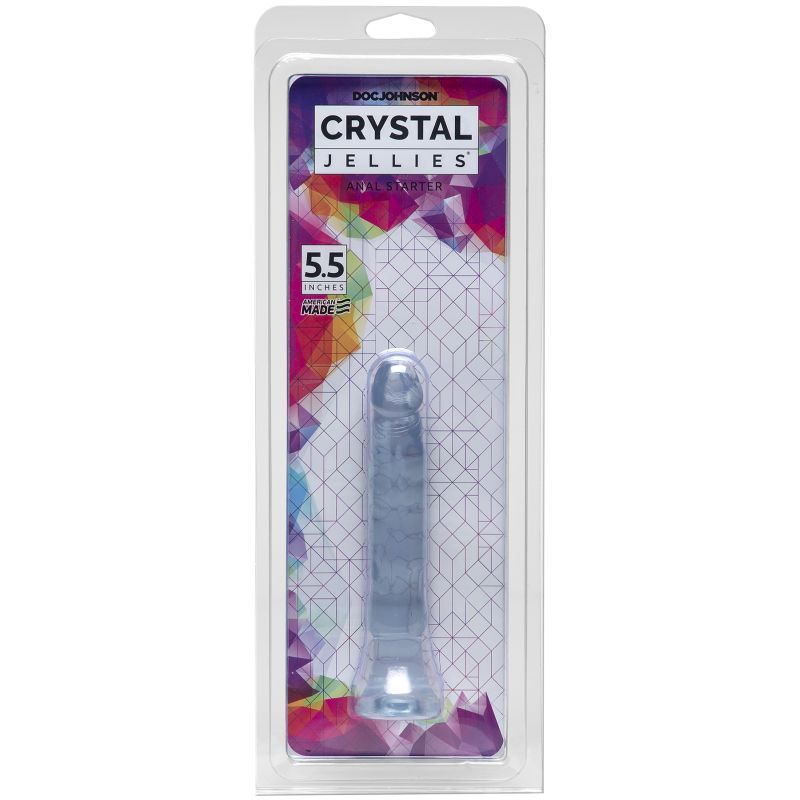 Anal Starter Clear 5.5 Inch Crystal Jellies for Beginners > Anal Range > Butt Plugs - Tophatter Daily Deals