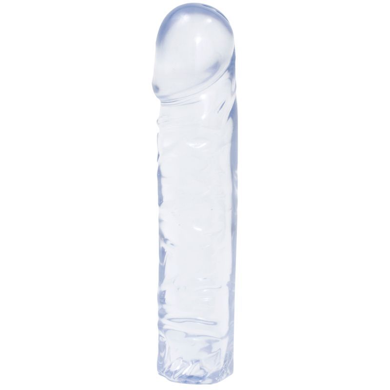Doc Johnson Crystal Jellies 8 Inch Clear Dong – Soft Flexible Dong 8 Inch Length > Dildos > Realistic Dildos - Tophatter Daily Deals