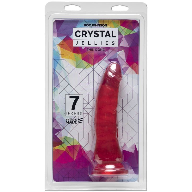 7 In Thin Dong Pink With Suction Cup Base For Pleasure > Dildos > Slim Dildos - Tophatter Daily Deals