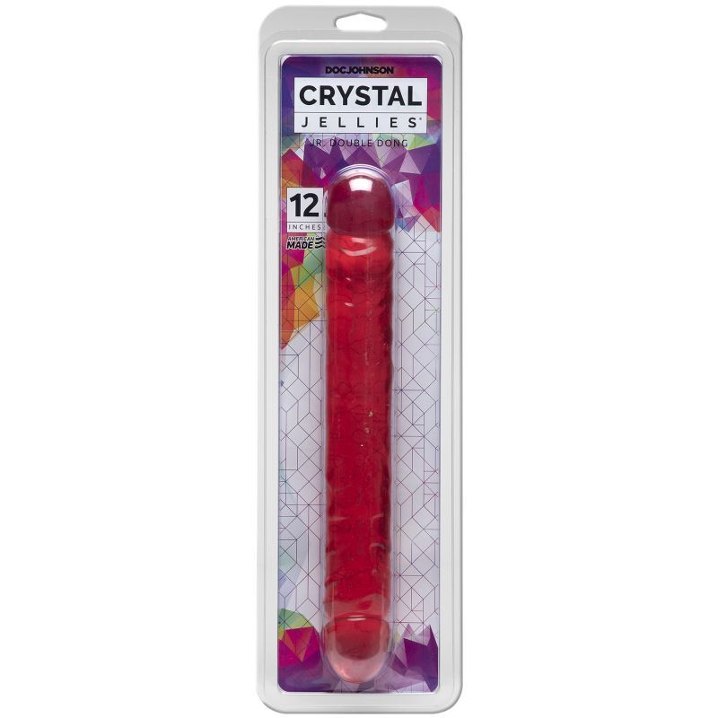 Crystal Jellies 12 Inch Double Dong (Pink) – Large Dildo > Dildos > Double Dildos - Tophatter Daily Deals
