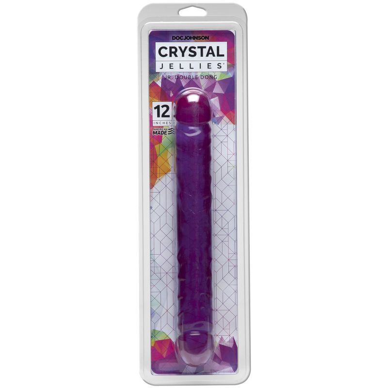 Jr. Double Dong (Purple) 12 Inch – Soft Flexible Double-Ended Dildo > Dildos > Double Dildos - Tophatter Daily Deals