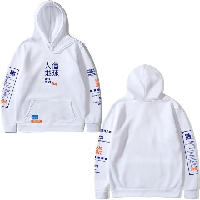Breathable Mens Cropped Hoodie - Boxy Wool Blend, Casual White 3D Changing Face Moving Picture Frame - Tophatter Daily Deals