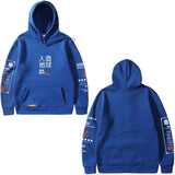 Breathable Mens Cropped Hoodie - Boxy Wool Blend, Casual Blue 3D Changing Face Moving Picture Frame - Tophatter Daily Deals