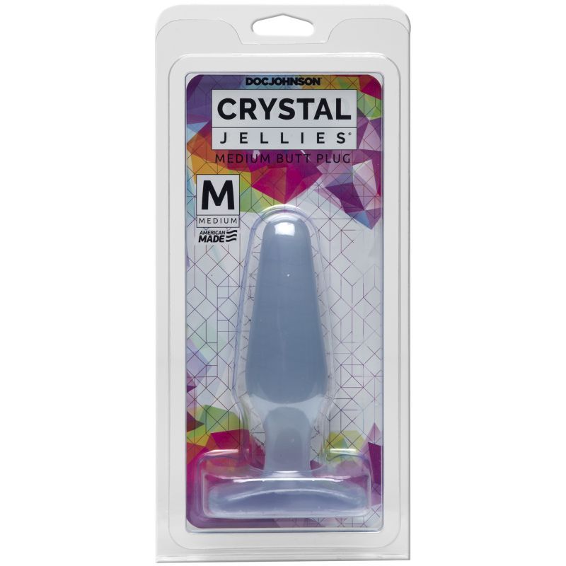 Crystal Jellies Medium Butt Plug Clear > Anal Range > Butt Plugs - Tophatter Daily Deals