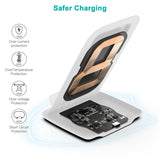 Android Mobile Phone Horizontal And Vertical Desktop Wireless Charger 0 - Tophatter Daily Deals